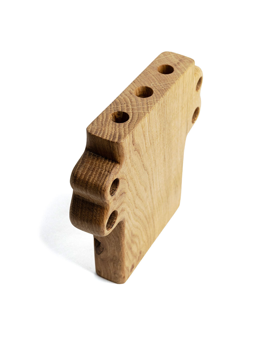 Ear Three Holes Wood Vase