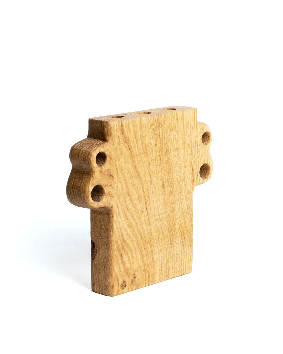 Ear Three Holes Wood Vase