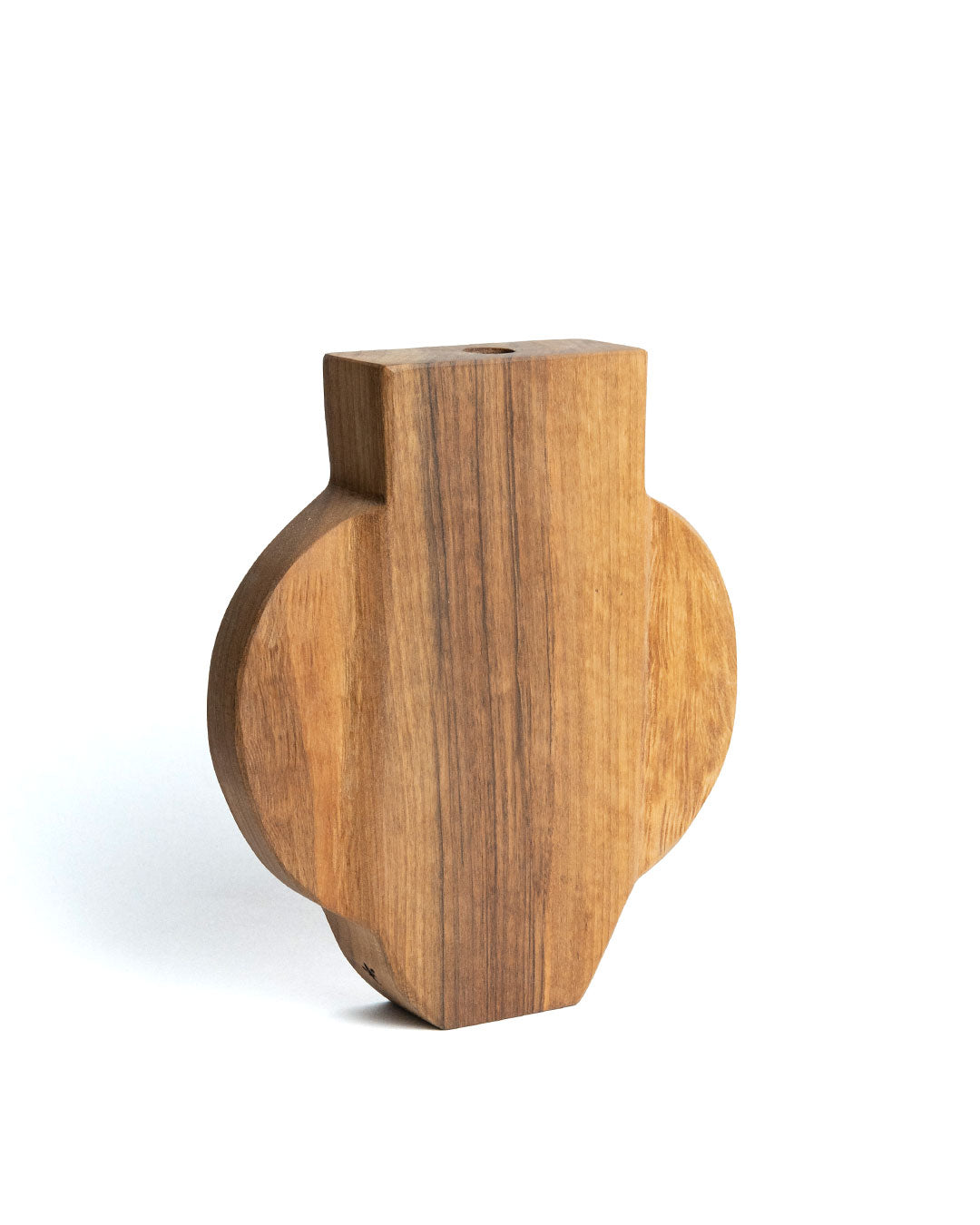 Mariposa Textured Wood Vase