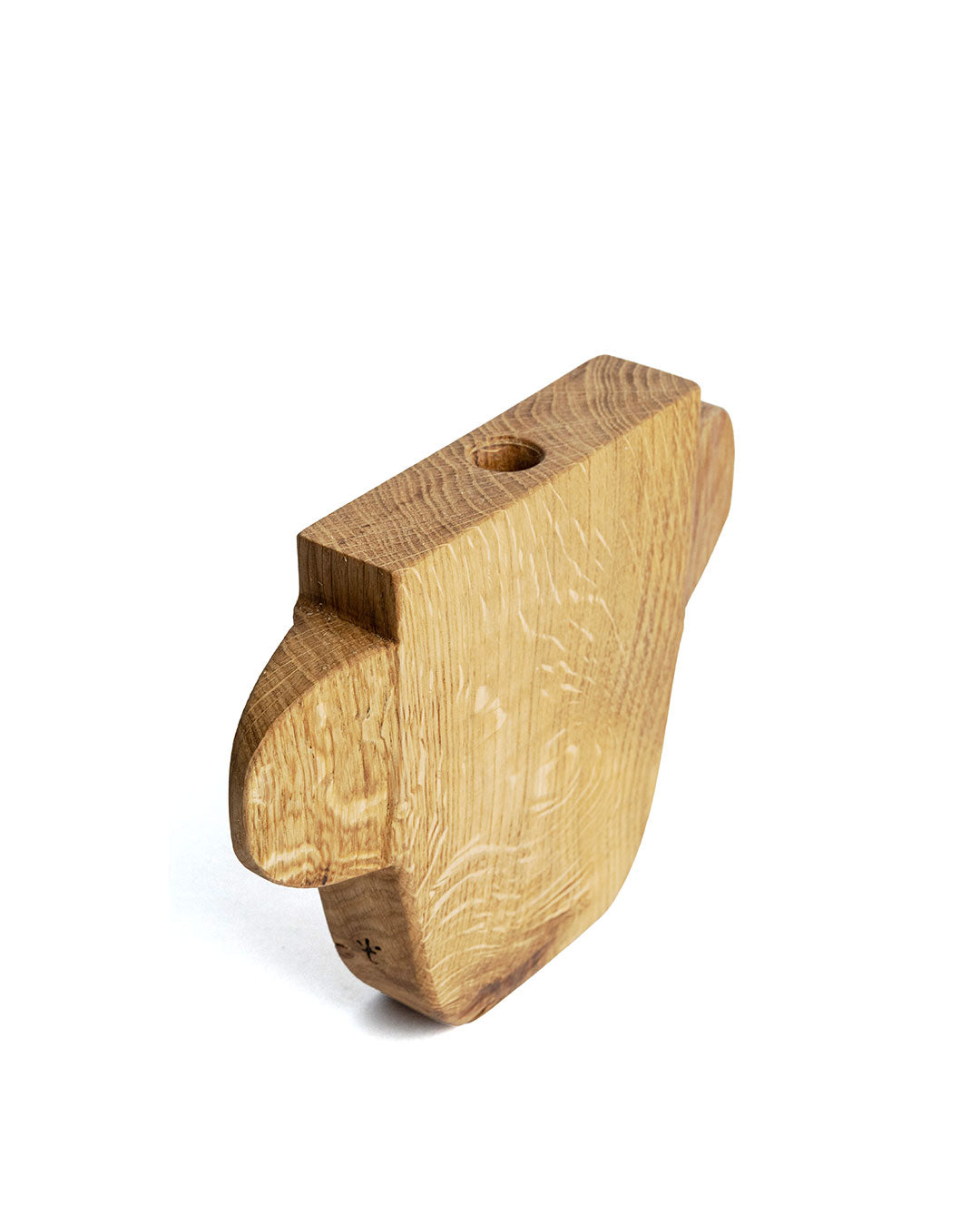 Small Ears Textured Wood Vase