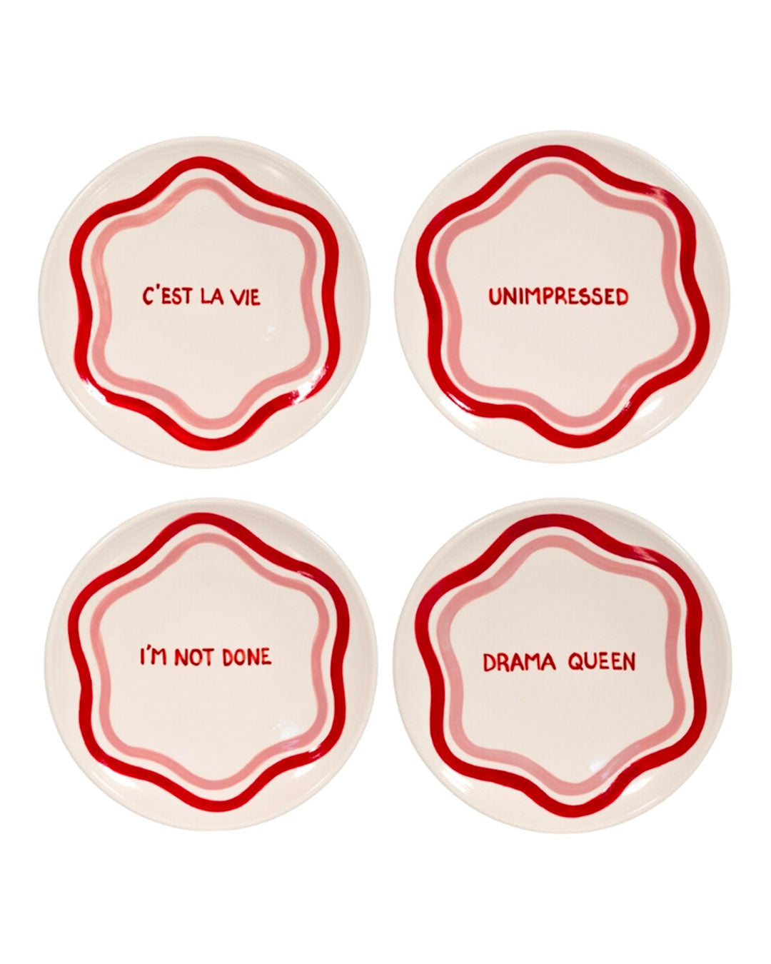 Talk of the Table dinner plates MIX - Set of 4 (-10%)