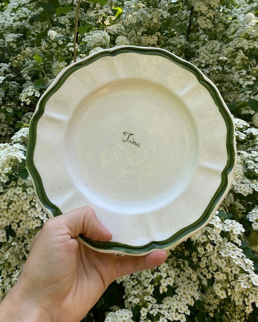 Handmade custom plate - Hand Painted - Musae Studio