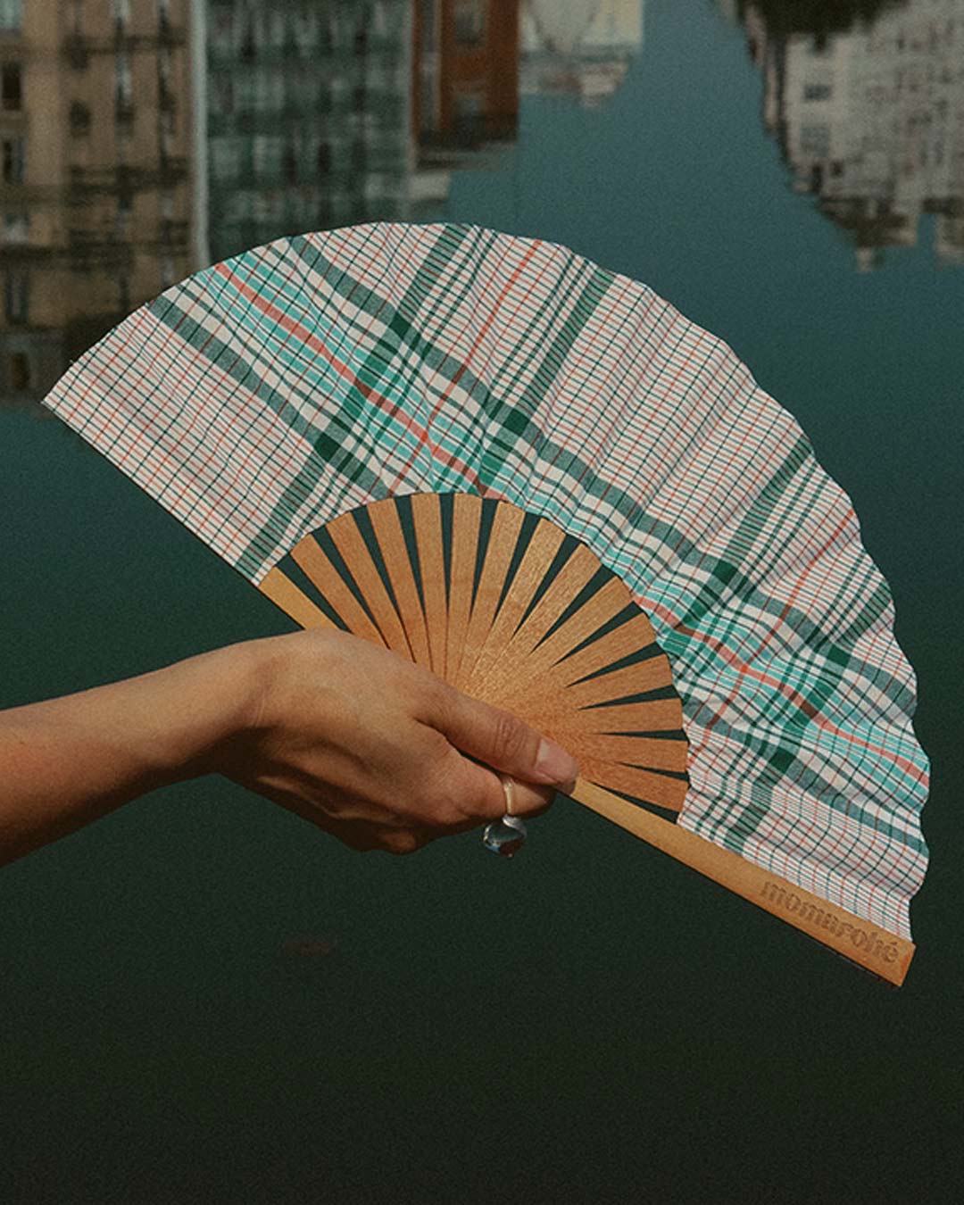 Fan Vintage Upcycled handmade handcrafted