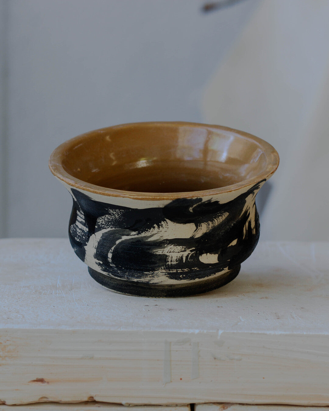 Candle holder handmade ceramics Vale Ro