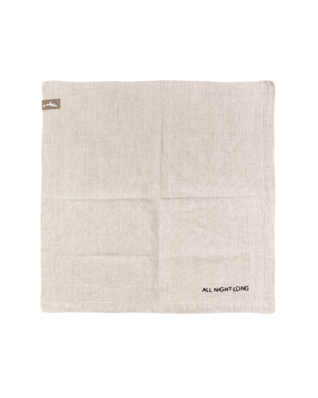 Hand embroidered linen napkin Valsa Home