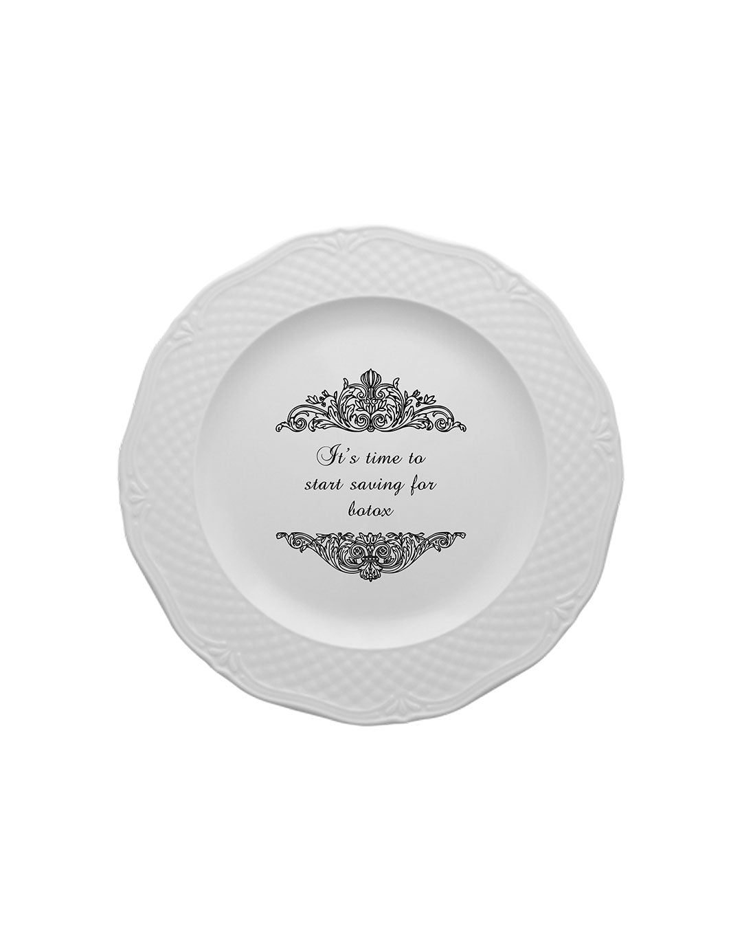 "Botox Savings" Very Ugly Plate