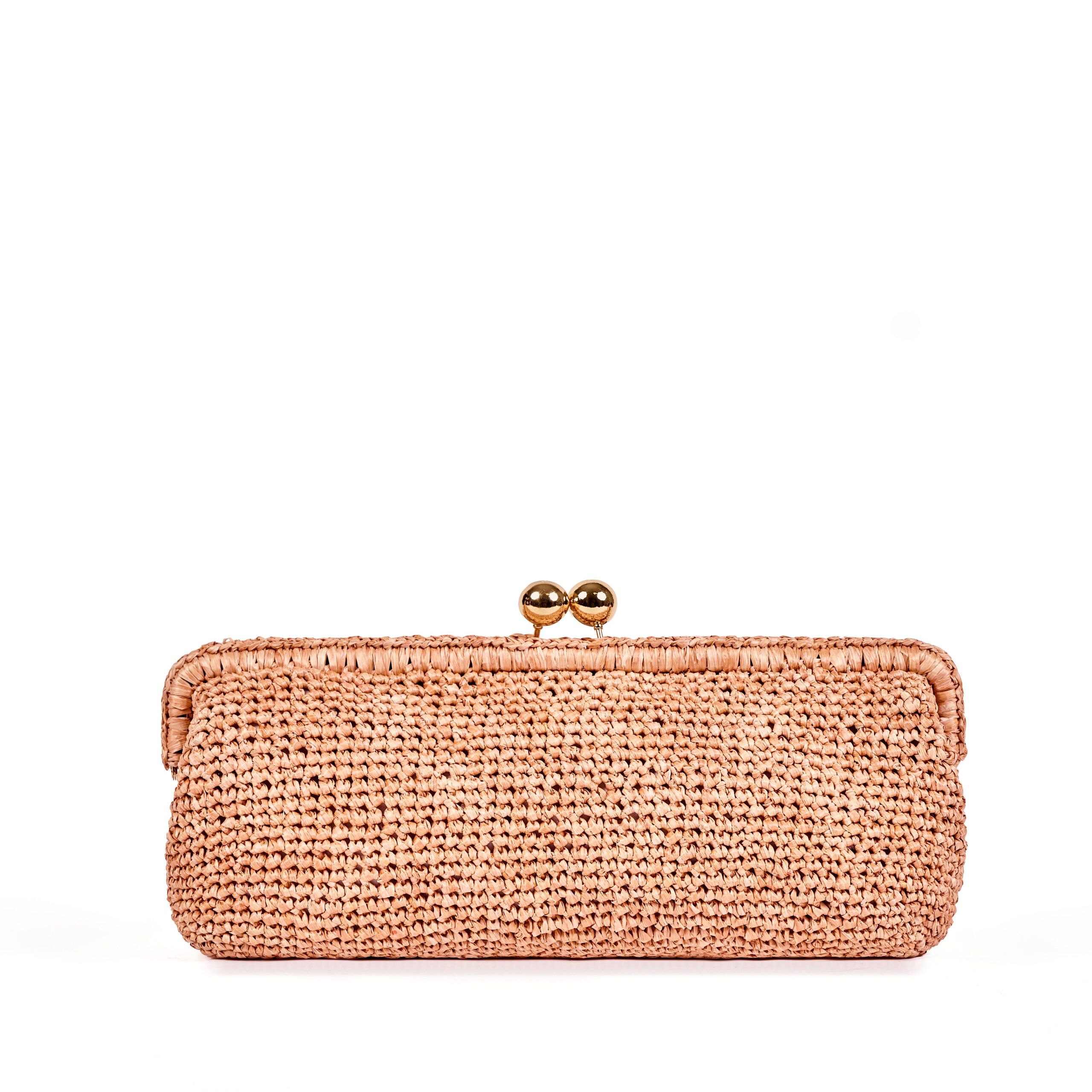 ViaMailBag Crochet raffia pouch bag