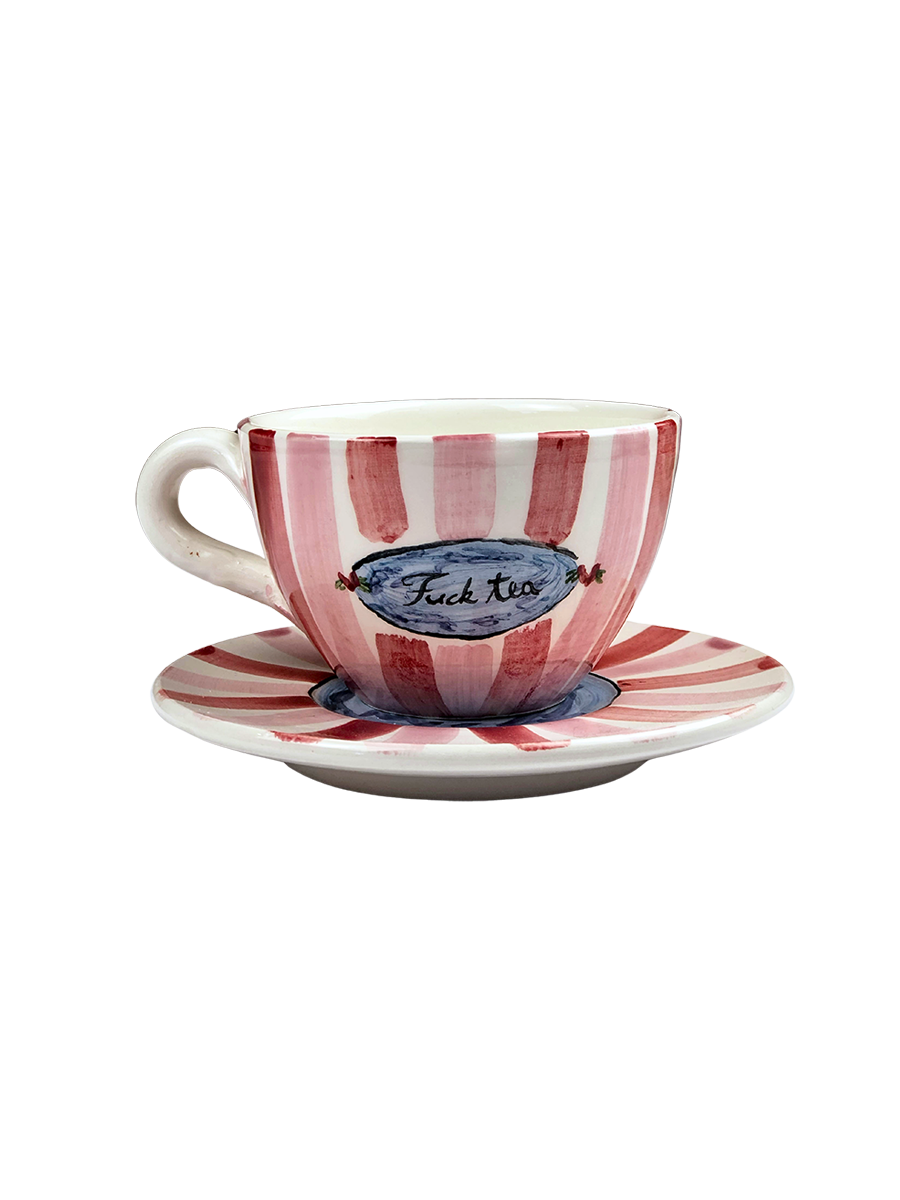"Fuck Tea" Tea cup