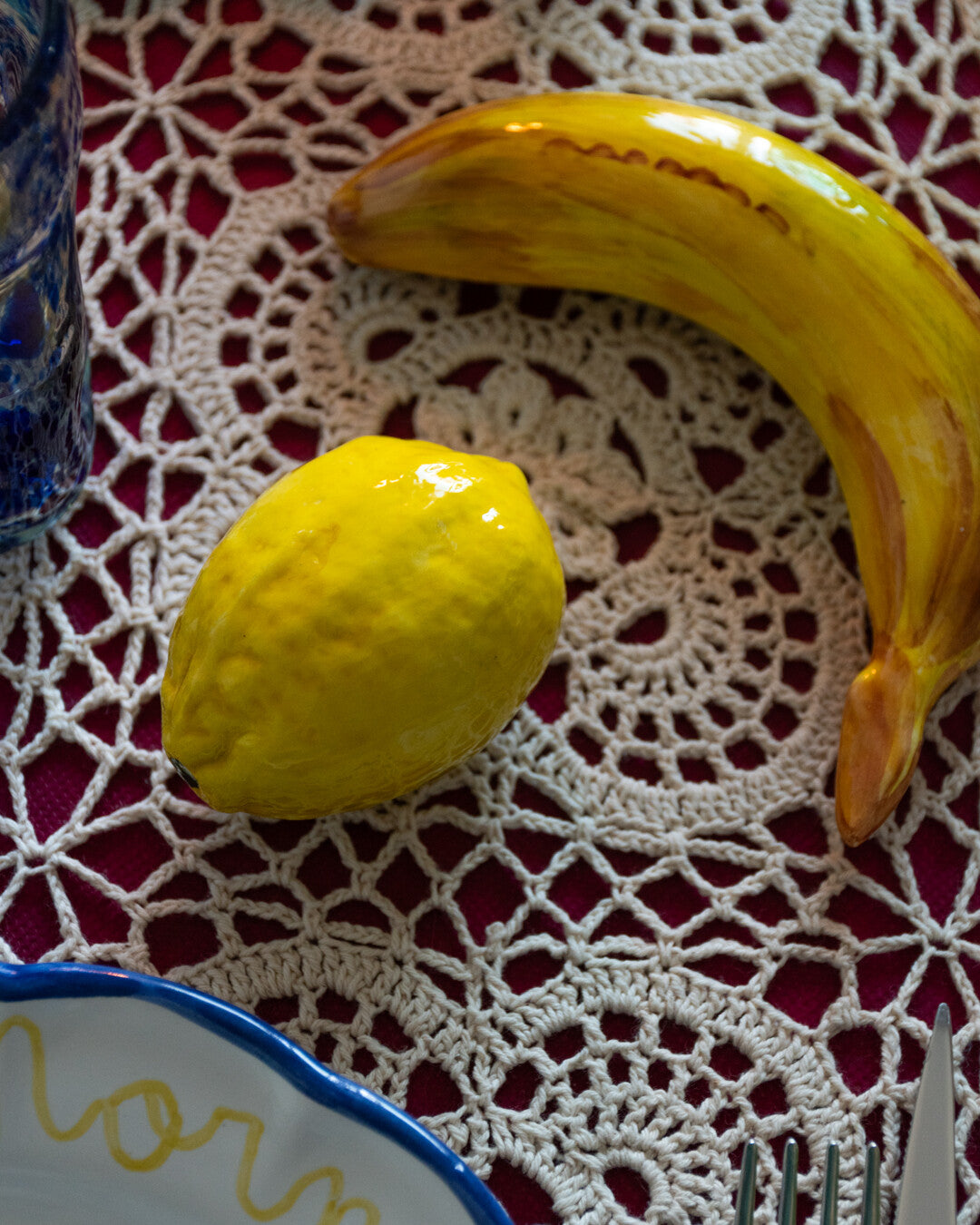 Lemon - Decorative ceramic fruit