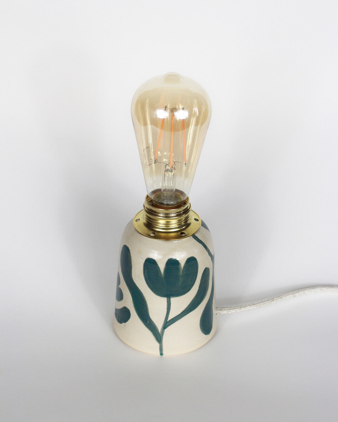 Handmade Tulips lamp - Zalea Ceramic