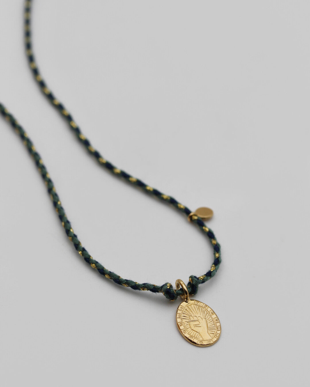 "Fist" Cord Necklace