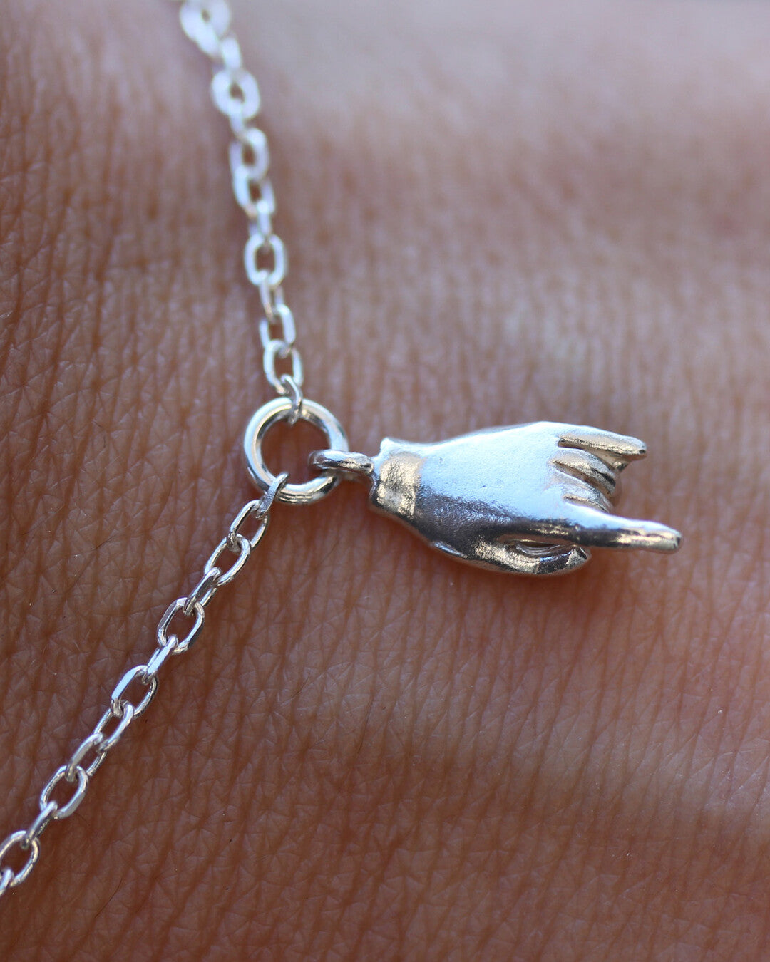 Horn hand bracelet