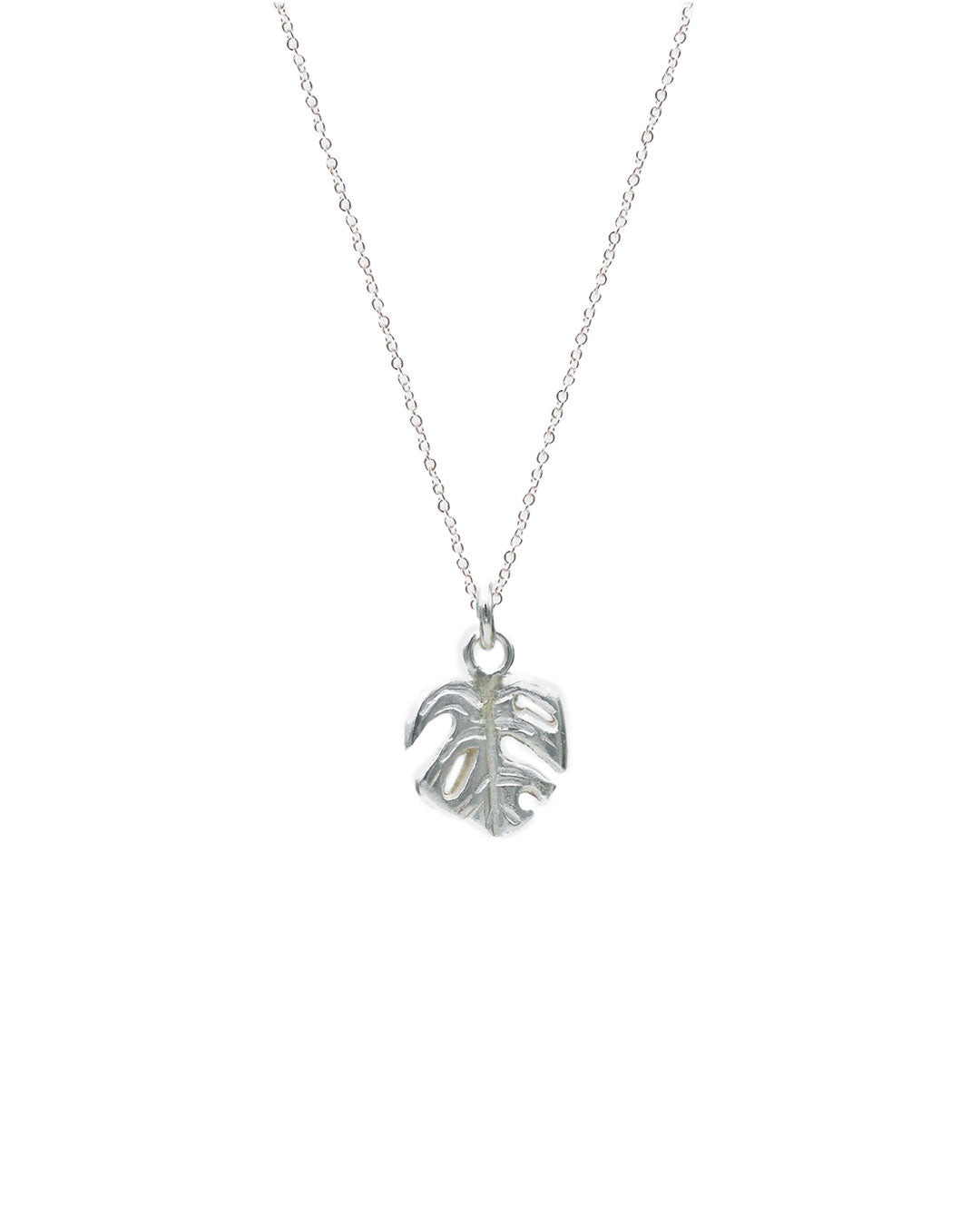 Monstera necklace