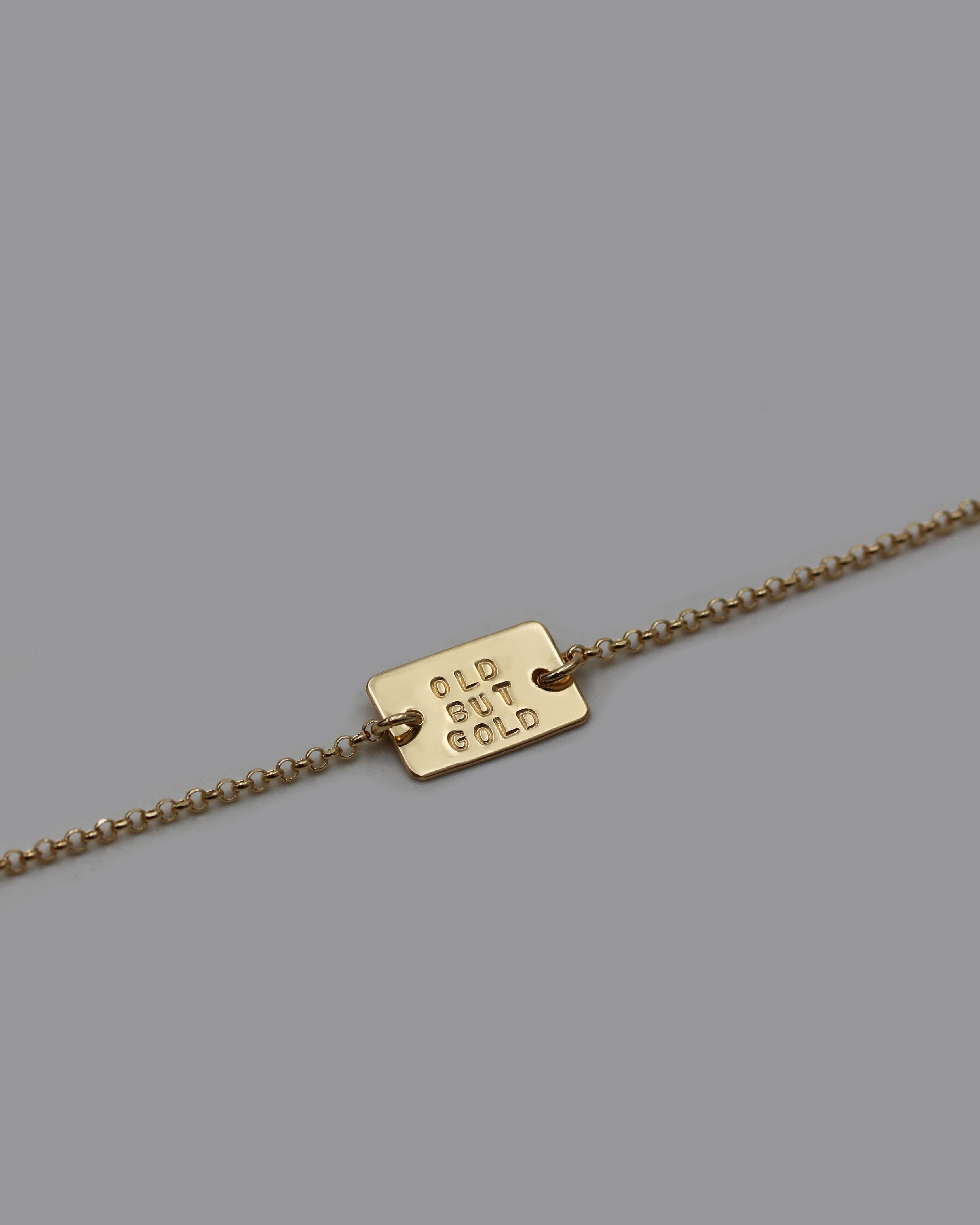 "Old but gold" bracelet