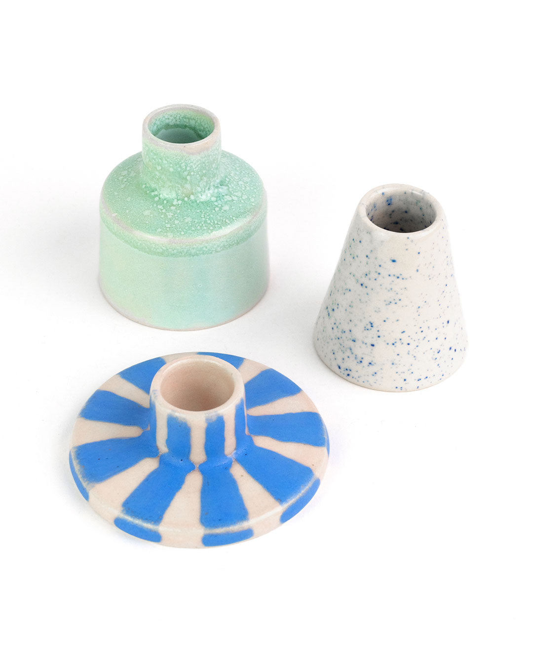 Candlestick holders MIX - Set of 3 pottery Andrea Frieling Ceramics