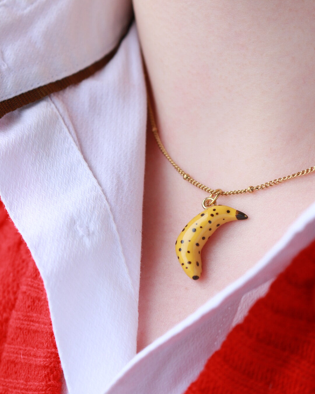 Banana Charm Necklace