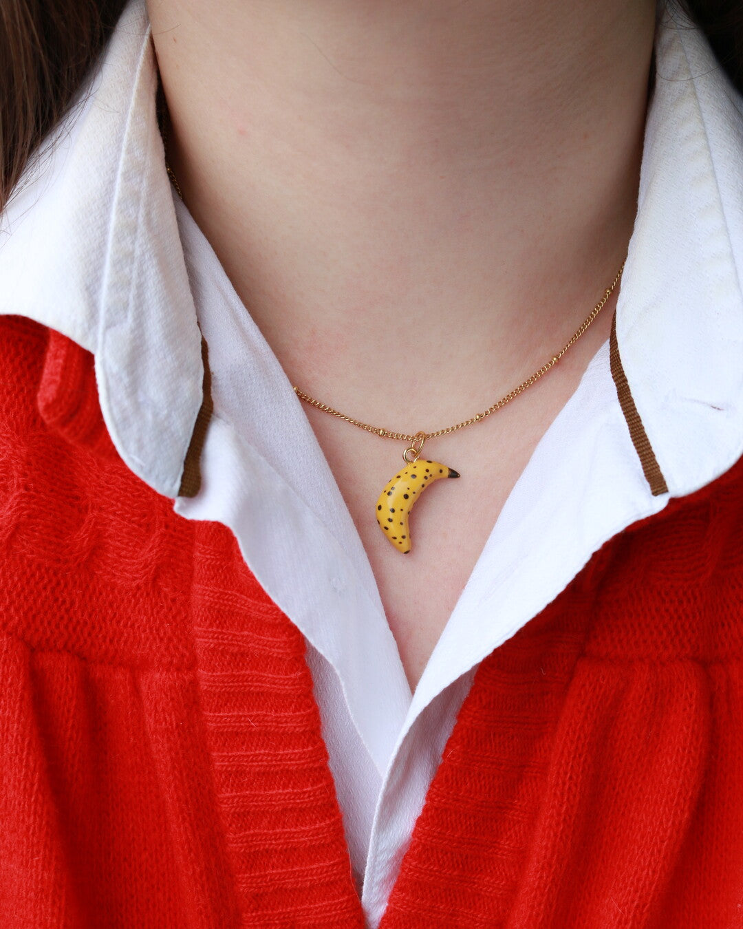 Banana Charm Necklace