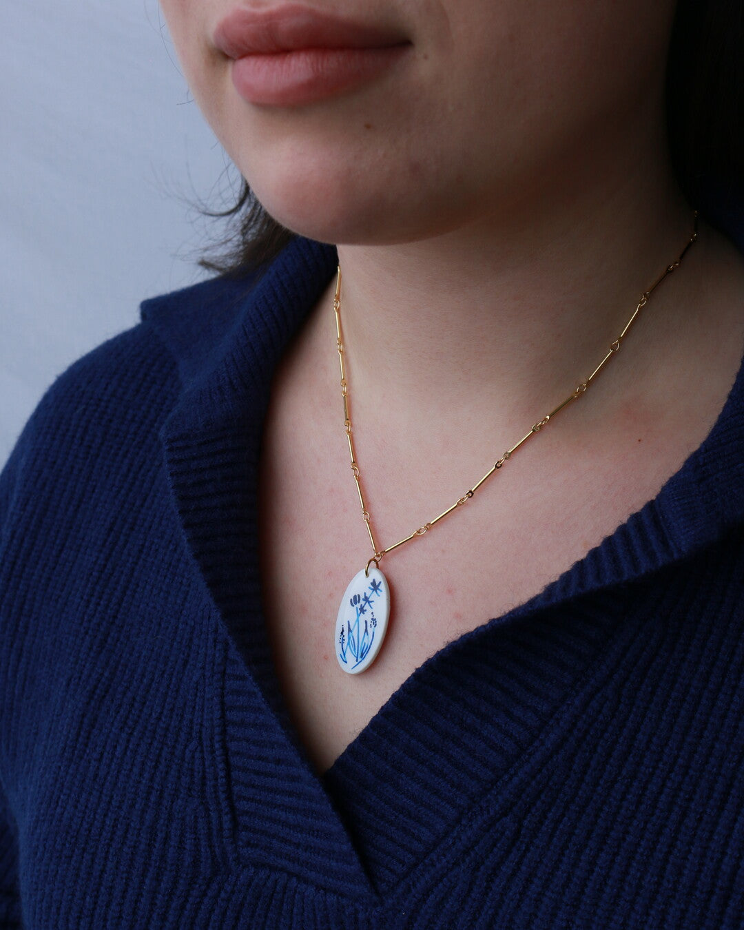 Little Blue Amulet Necklace | 1 charm bundle