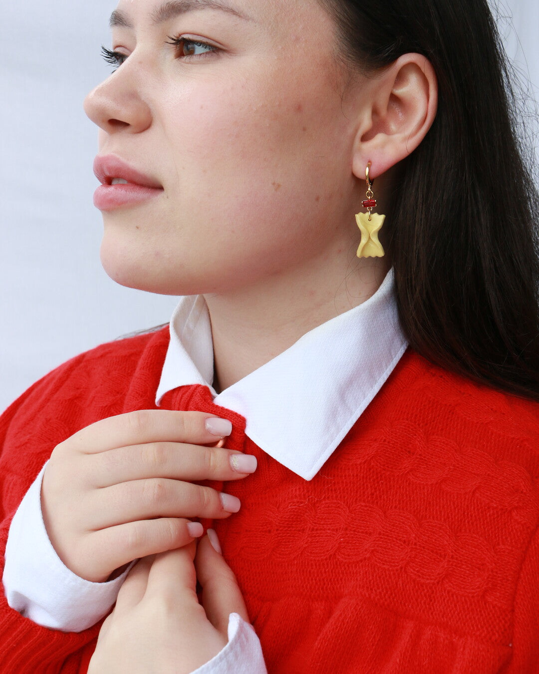 Pasta al Pomodoro Earrings