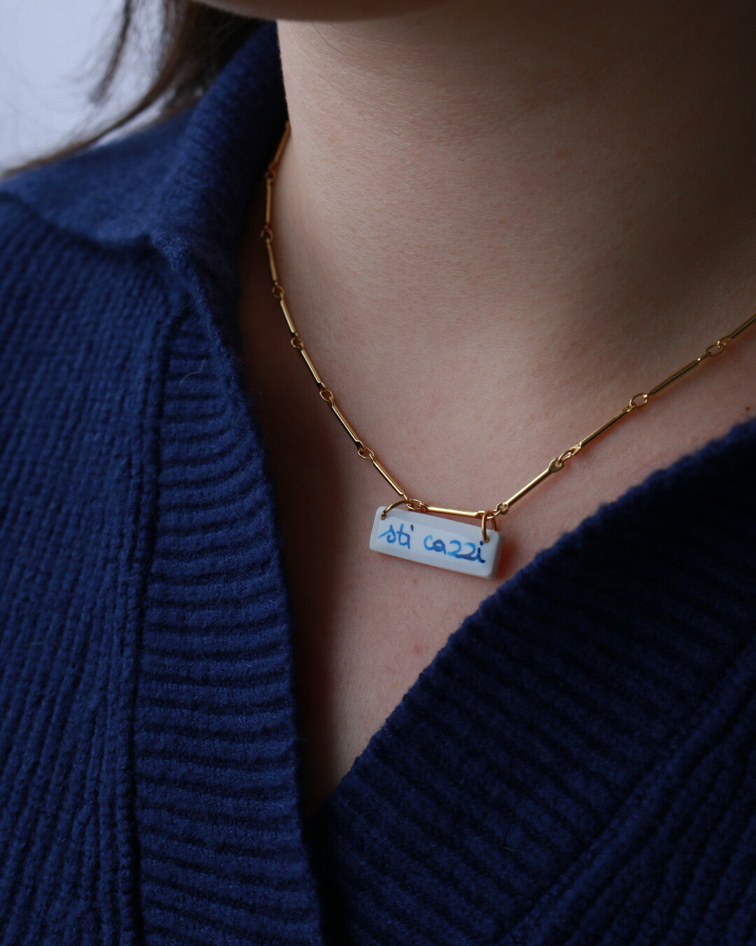 Little Blue Amulet Necklace | 1 charm bundle