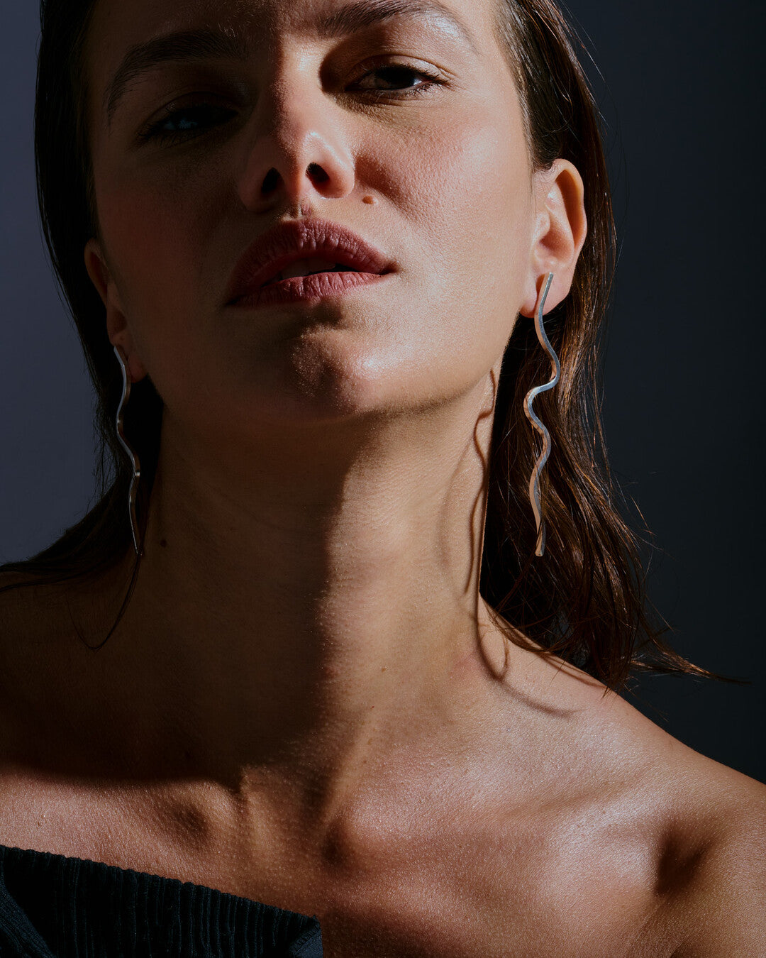 Handmade silver earrings - AtelierJOA