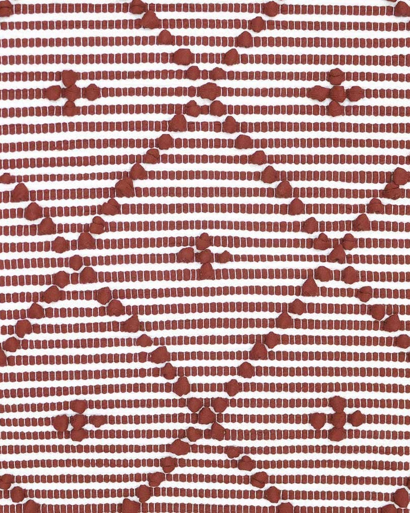 Handwoven striped rug