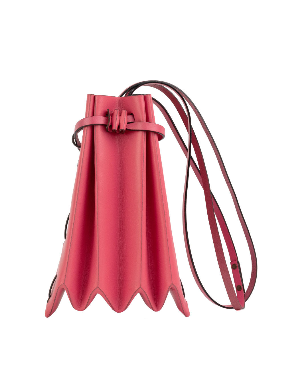 Sac en cuir origami Bubblegum