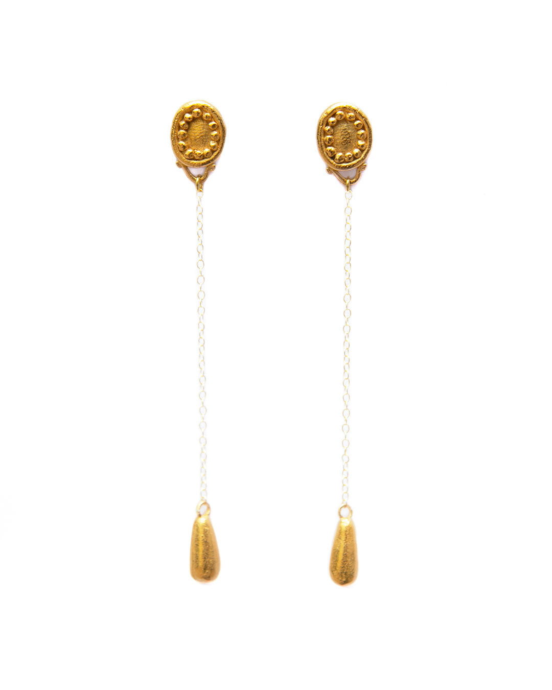 Lágrimas P2 earrings silver Brot Jewellery