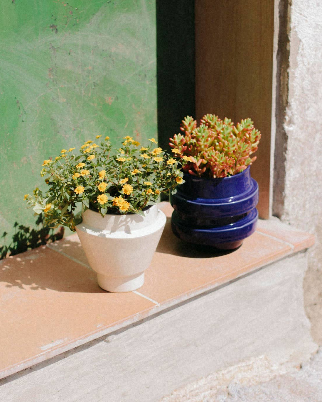 Glazed stoneware planter (Naval collection)