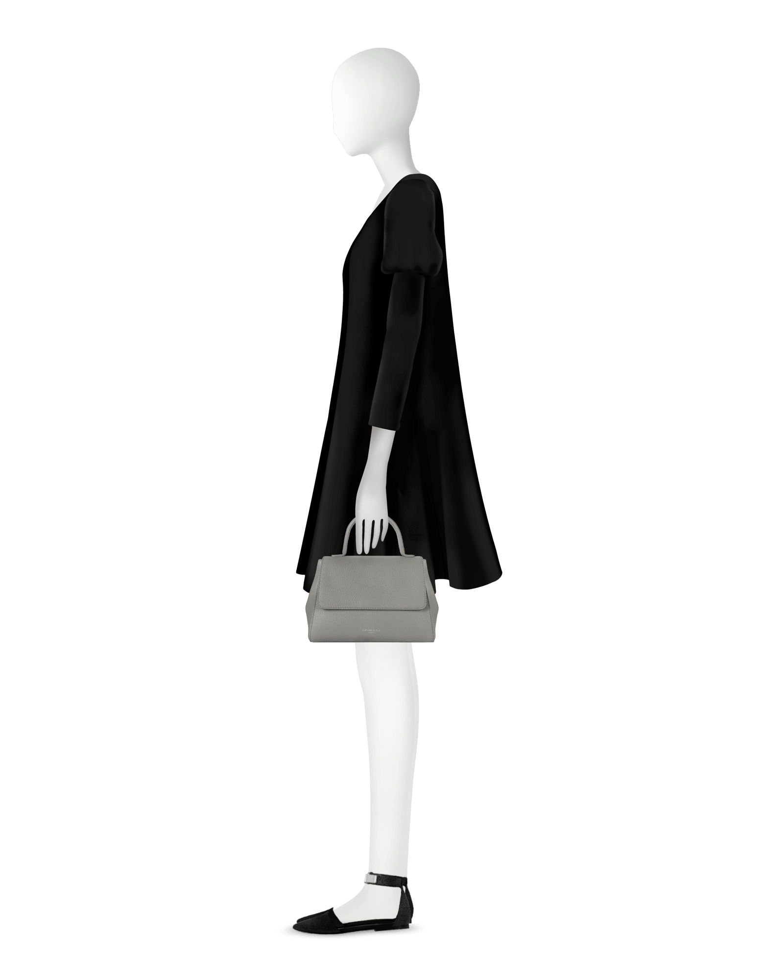 Ladyfinger Top Handle Ladybag w/Strap