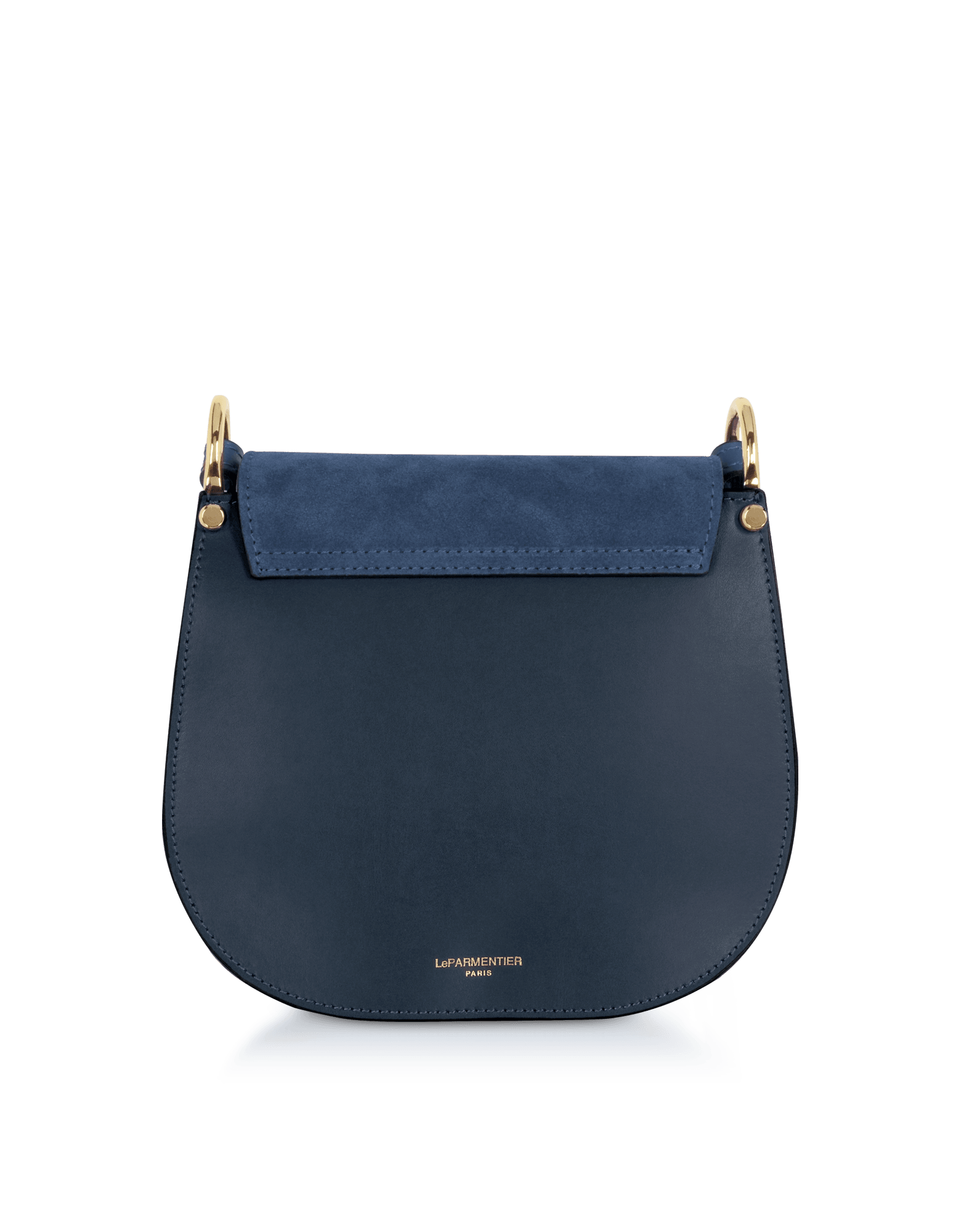 Agave Suede and Smooth Leather Shoulder Bag