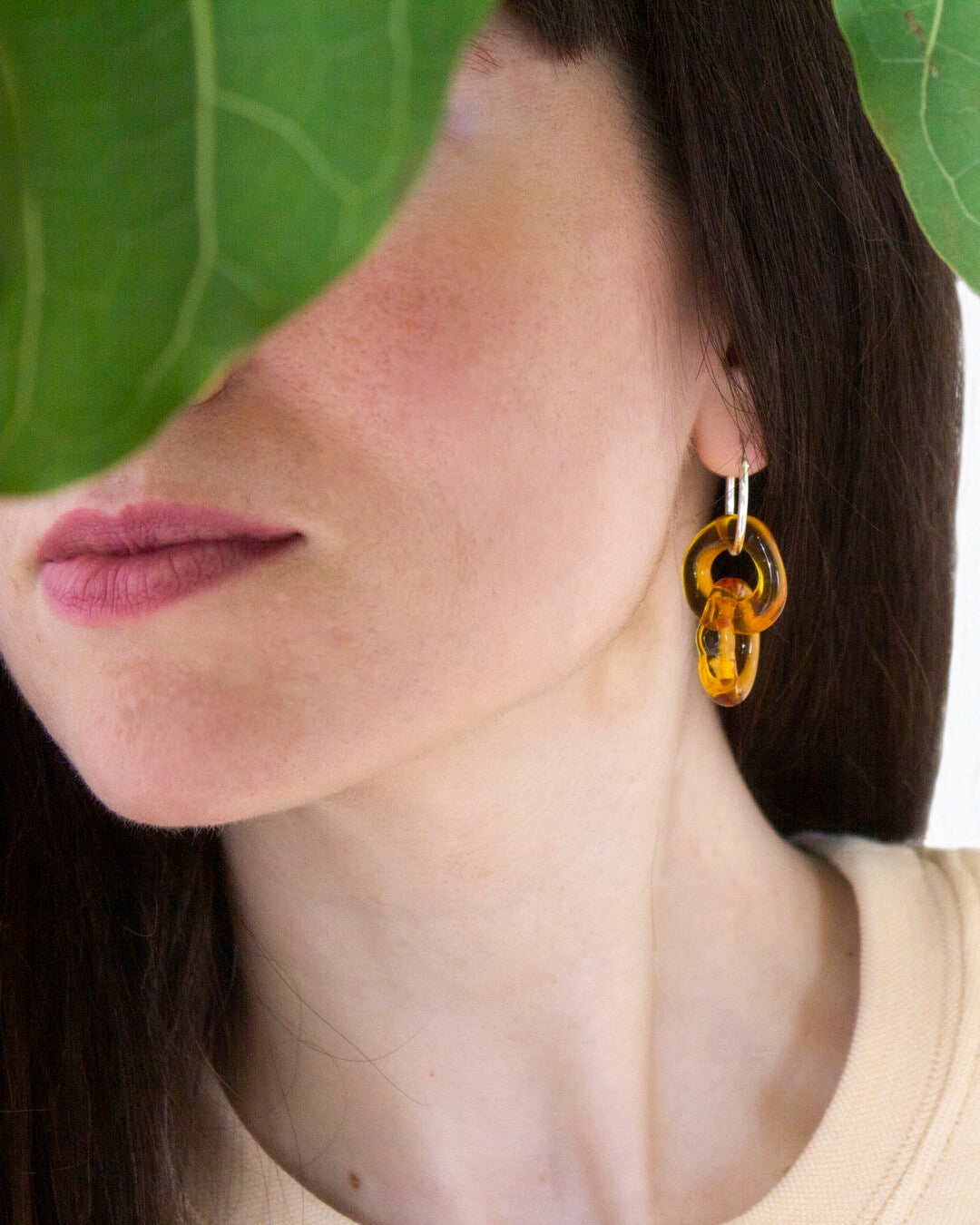 Handmade glass earrings - SiO2 Glass Jewelry