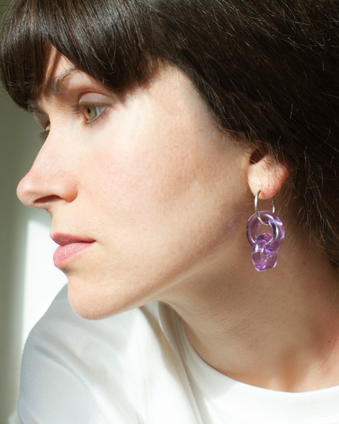 Handmade glass earrings - SiO2 Glass Jewelry