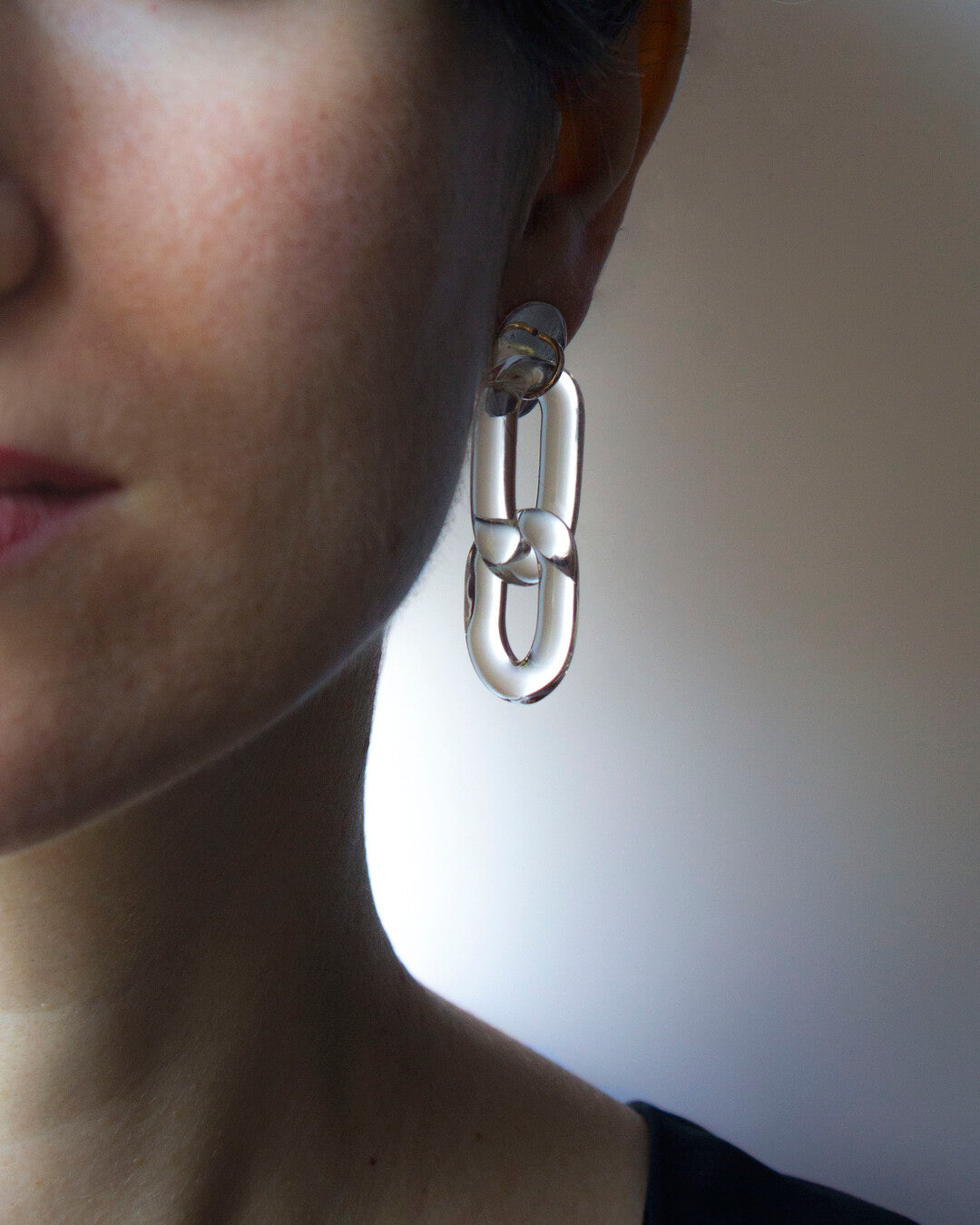 Handmade glass earrings - SiO2 Glass Jewelry
