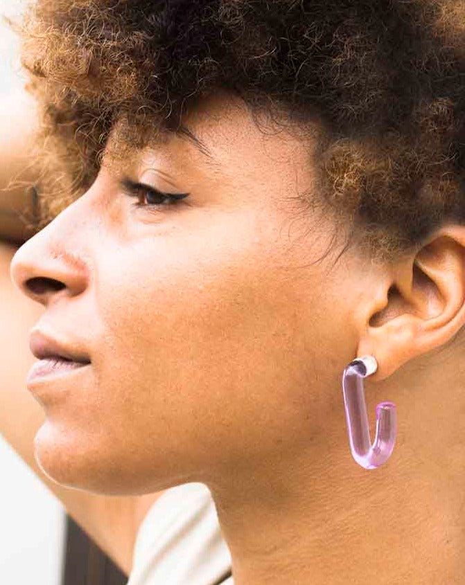 Handmade glass earrings - SiO2 Glass Jewelry