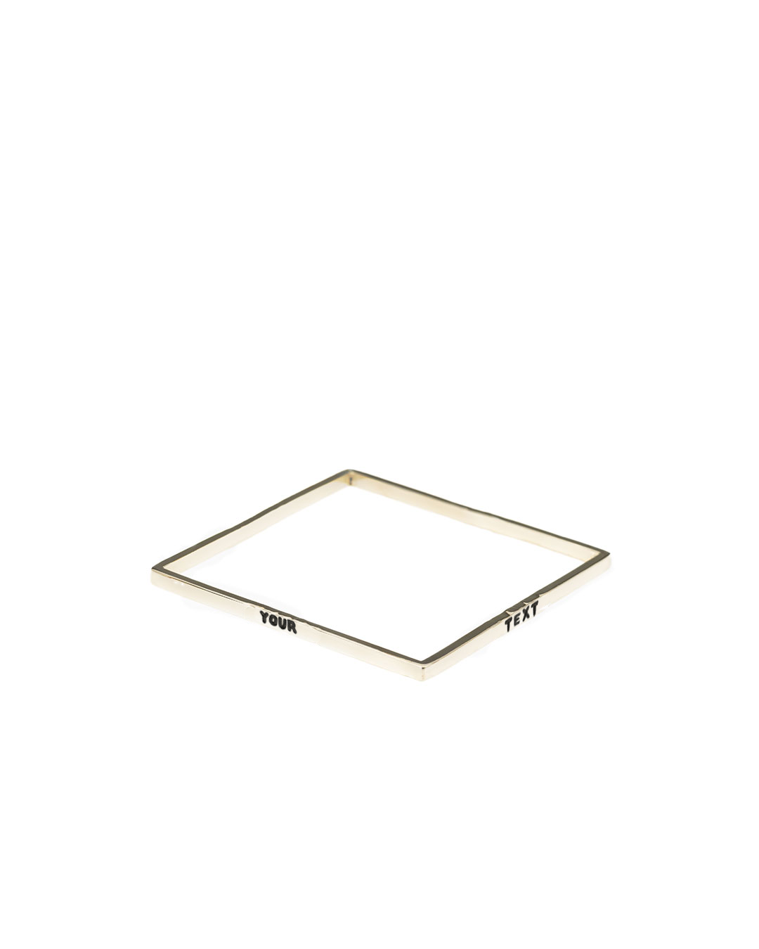 Braccialetto quadrato personalizzato