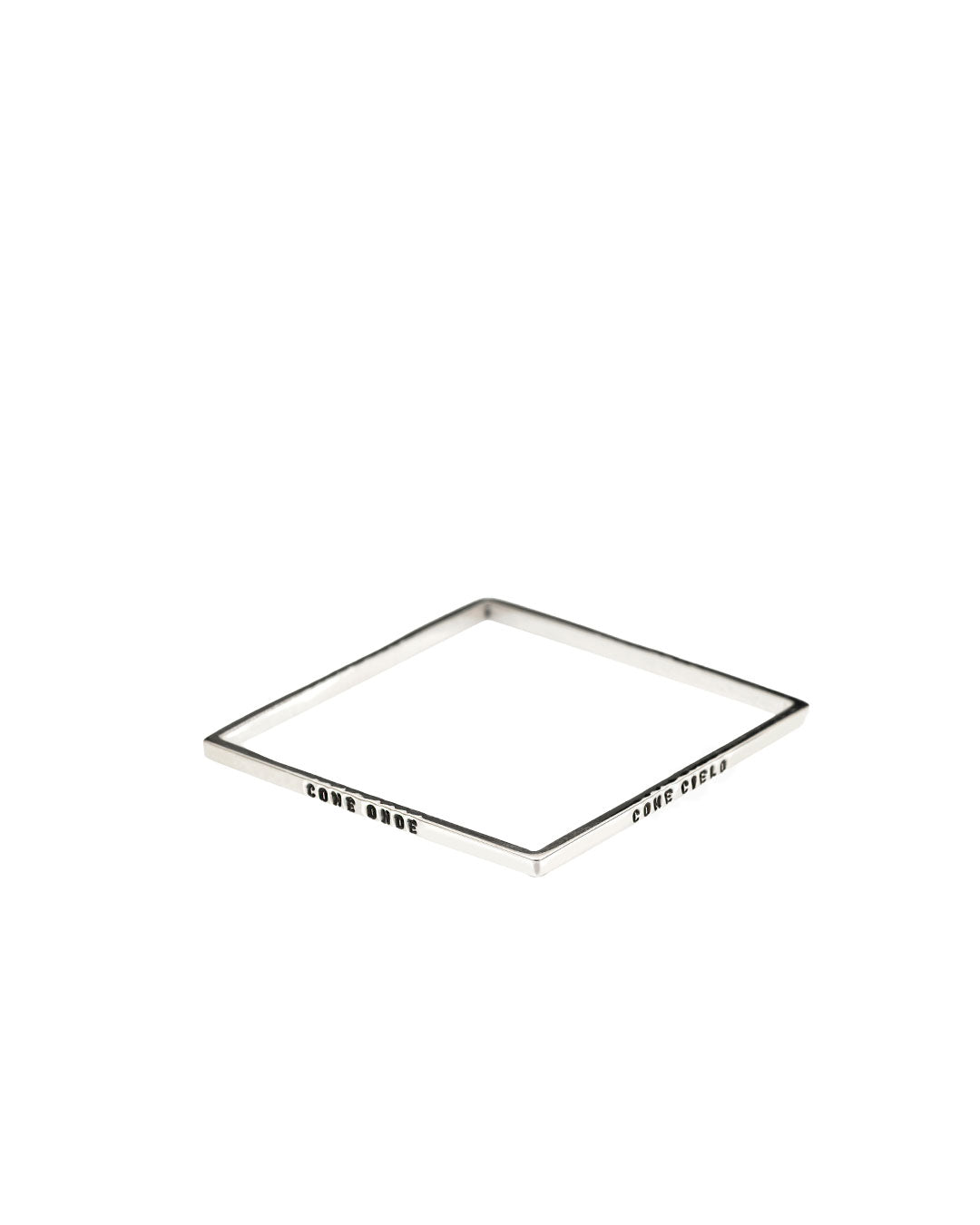 square bracelet text - Fabio Corsini
