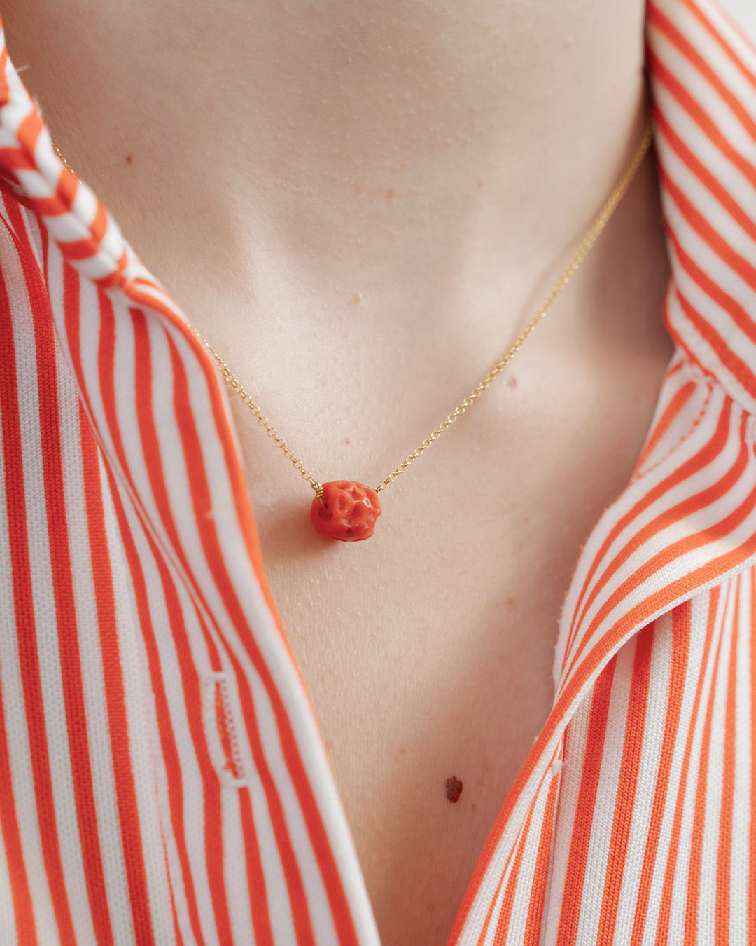 The Sailor Coral Necklace