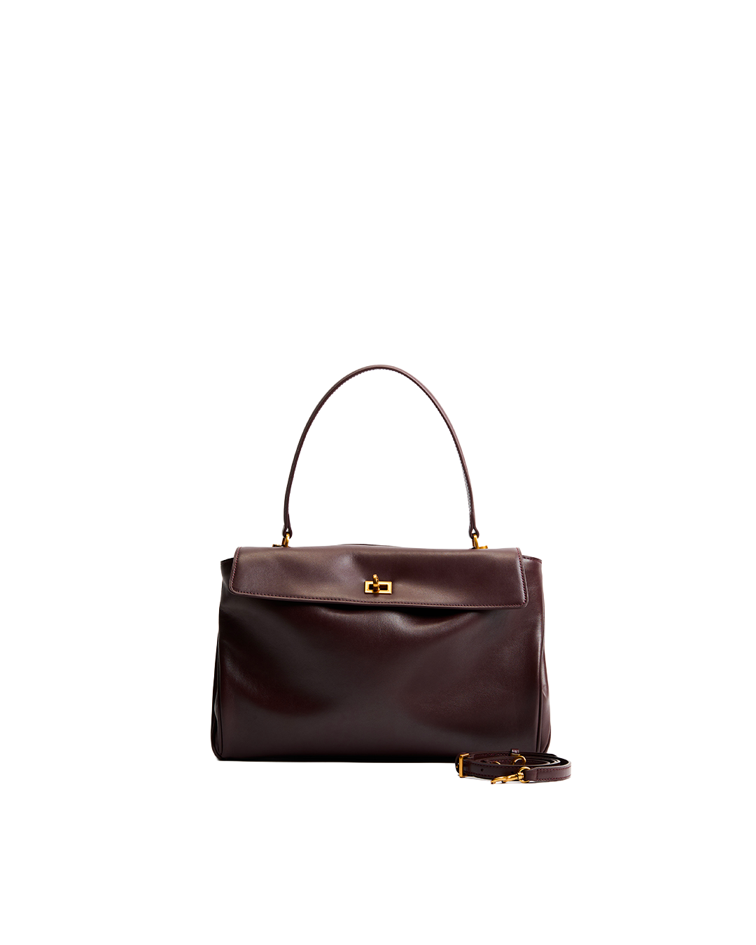 Halo Leather Office Bag - Wine