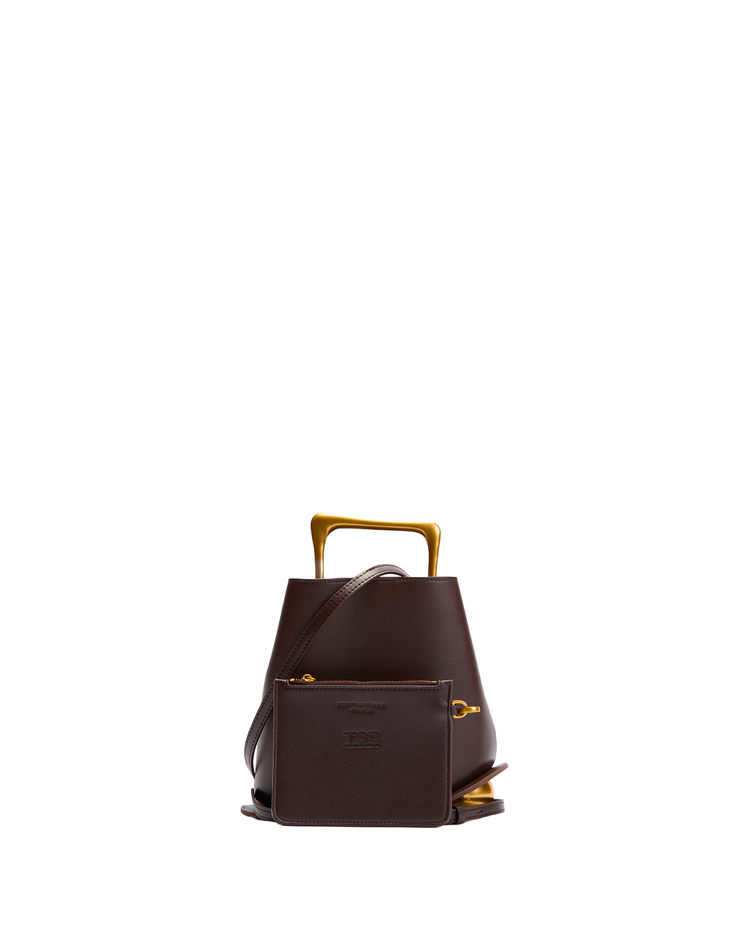 Harper Leather Handbag - Brown