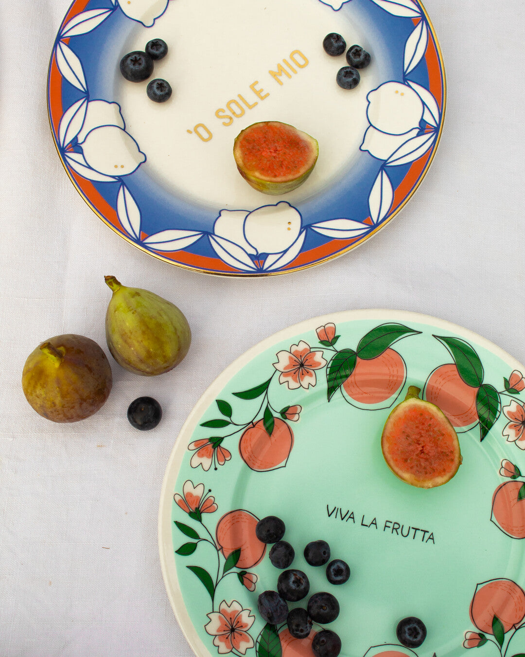 "Viva la frutta" - Peach plate