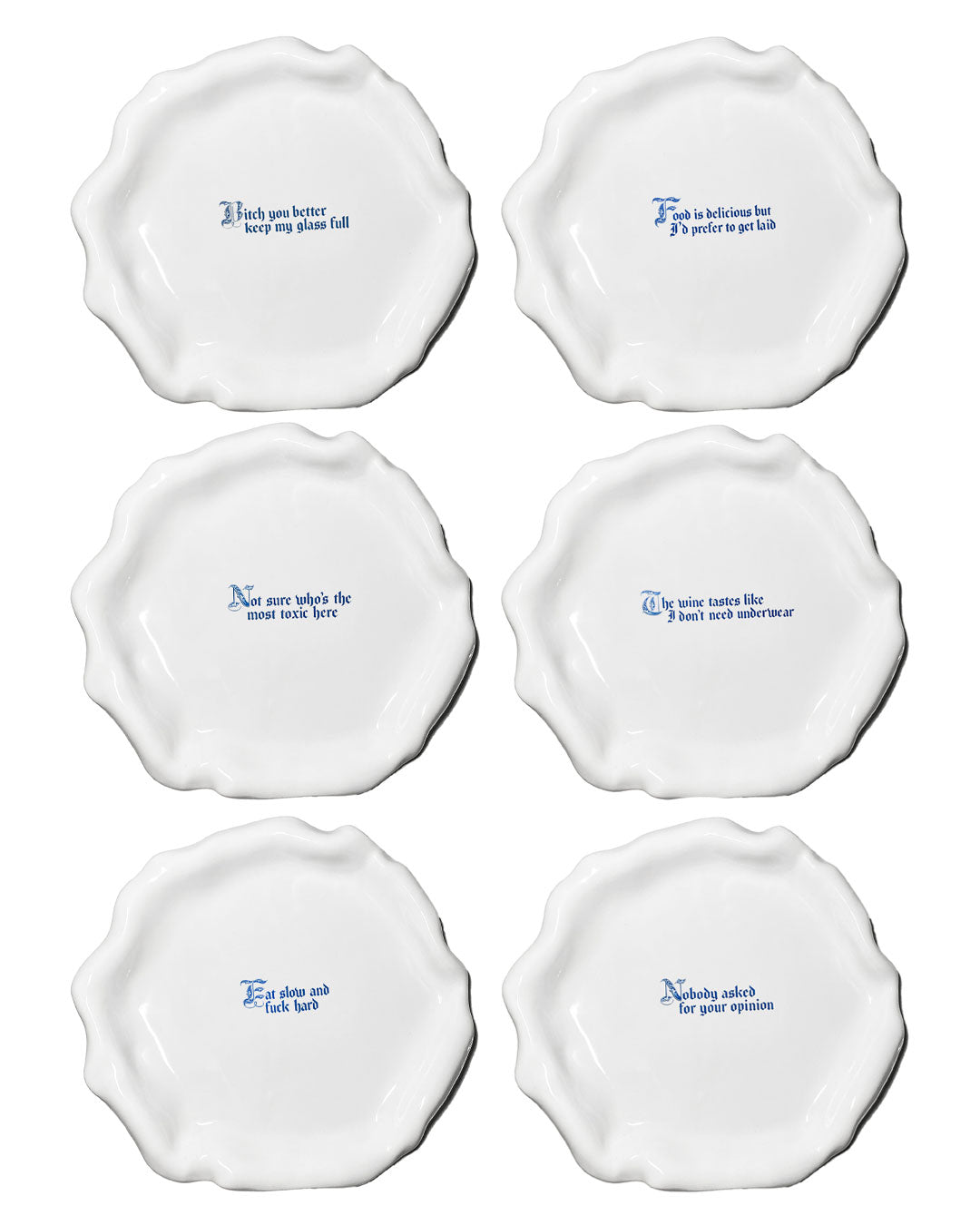 Explicit Dinner Plate MIX - Set of 6 (-33%)