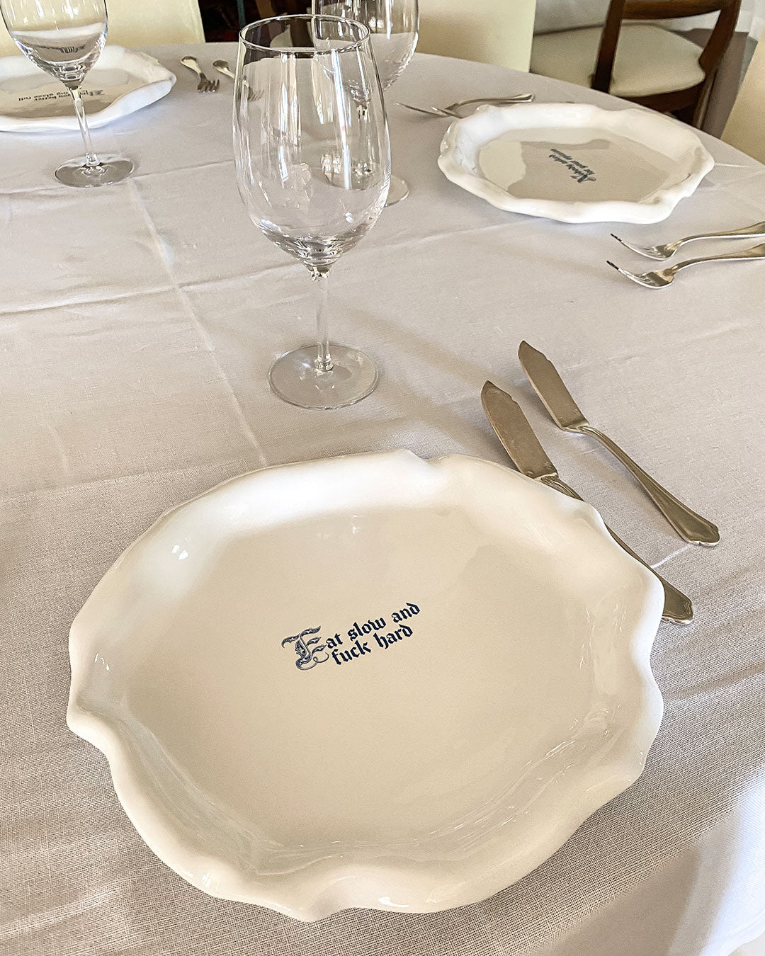 Explicit Dinner Plate - Incartato Ceramics