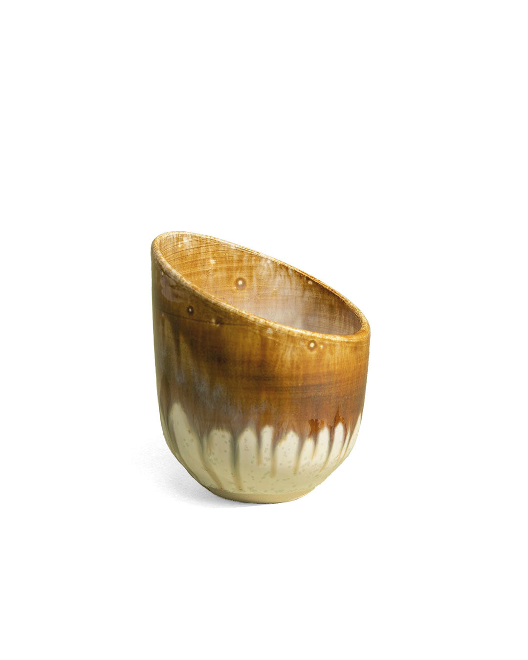 Snowflakes stoneware cup - Madeleine Martin Céramique