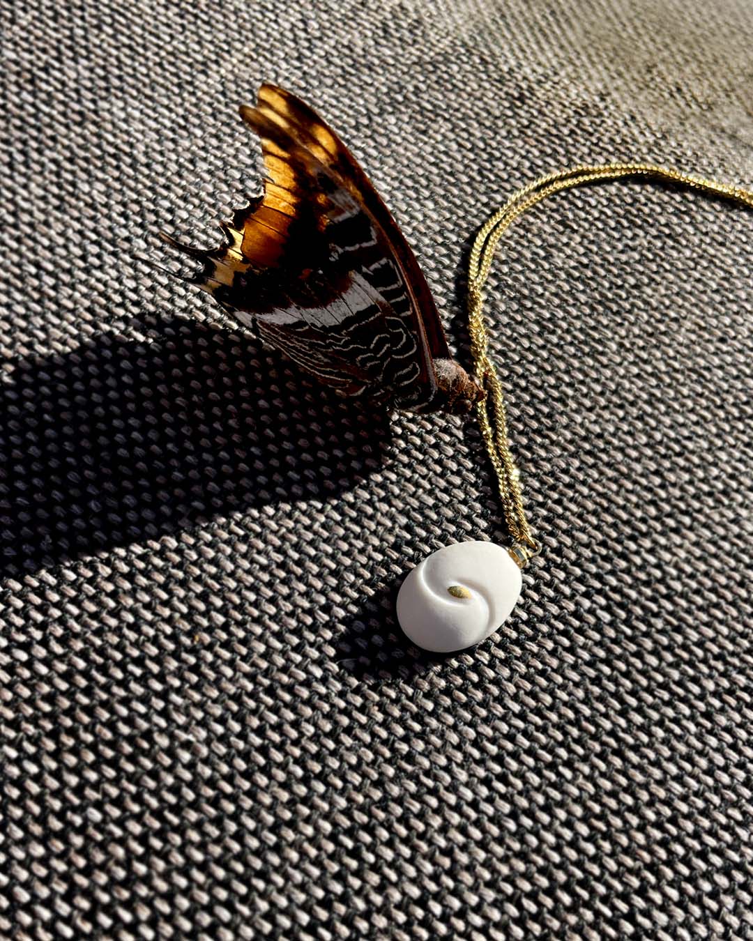 «The dance of lovers» Scarab Necklace No. 2
