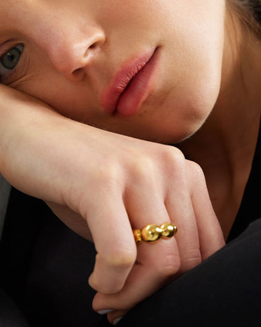 Bubbles Ring sterling silver Mesh Jewellery