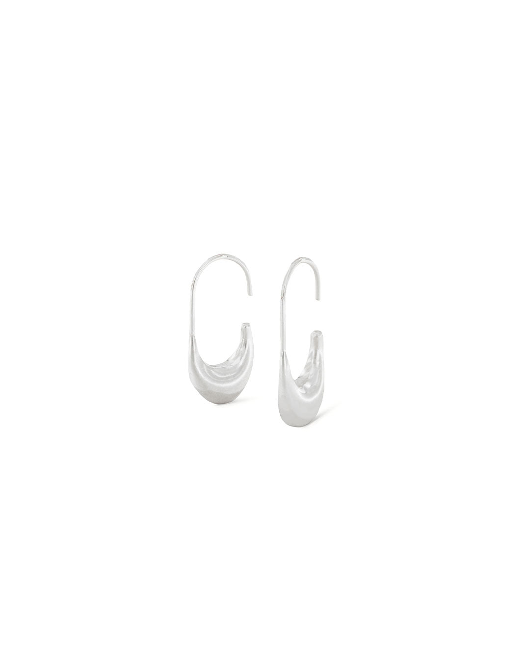 Lou Earrings sterling silver Mesh Jewellery