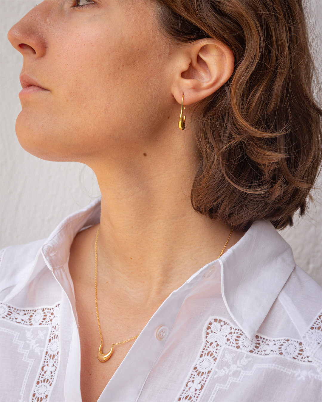 Lou Necklace sterling silver Mesh Jewellery