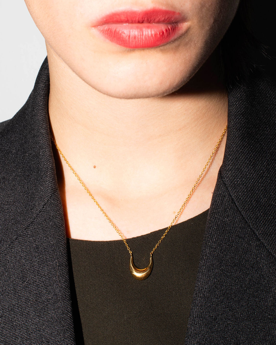 Lou Necklace sterling silver Mesh Jewellery