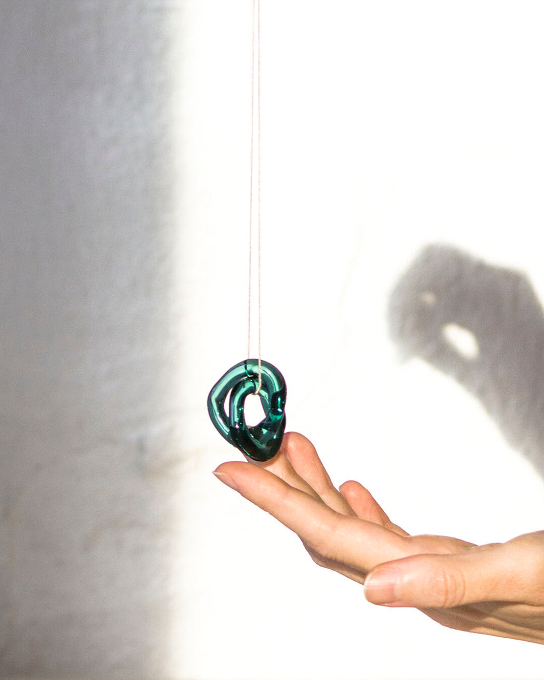 Handmade glass necklace - SiO2 Glass Jewelry
